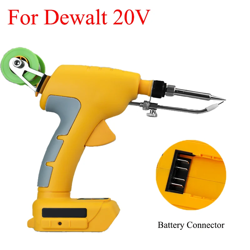 

75W LED Digital Display Cordless Soldering Iron Kit Electric Torch Quick Soldering Iron Tools for Dewalt 20V Lithium Ion Battery