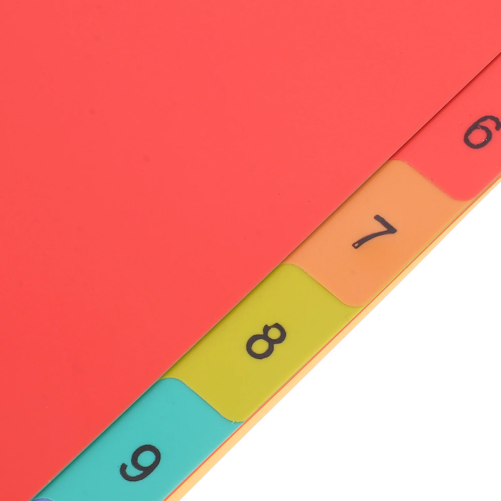 5 stuks 5-pack paginaverdelers met tabbladen scheiders bindmiddel afneembare notebookaccessoires esthetisch