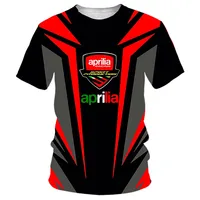 34/5000 Summer T-shirt Men's Motorcycle Racing 3D Printed Street Wear Oversized Sports Short Sleeve Top Shirt Fashion T-shirt