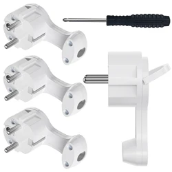 4pcs EU ํ๋ฌ๊ทธ ์ด๋ํฐ ๊ต์ฒด Rewireable AC ์ ์ ํ๋ฌ๊ทธ ๋จ์ฑ ์ฌ์ฑ ์ปค๋ฅํฐ ์ ์ ์ฐ์ฅ ์ผ์ด๋ธ ์ฉ Electeical ์์ผ