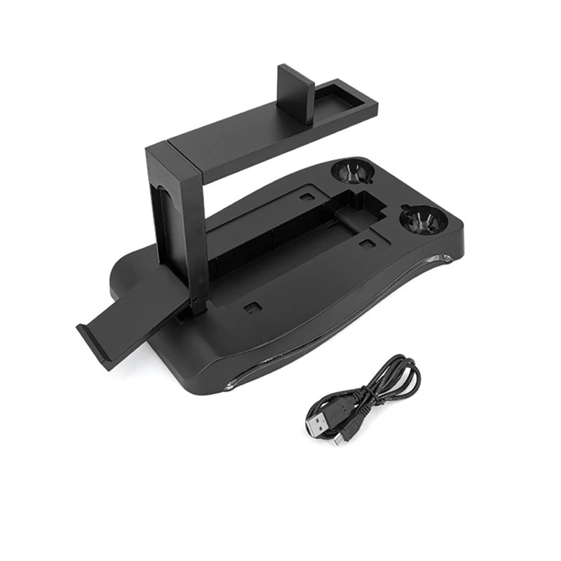 4 in 1 Gamepads Charger Dock Charging Dock Stand Station Holder For PS4VR 2 PS4 VR II PS Game Controller Handle Charger