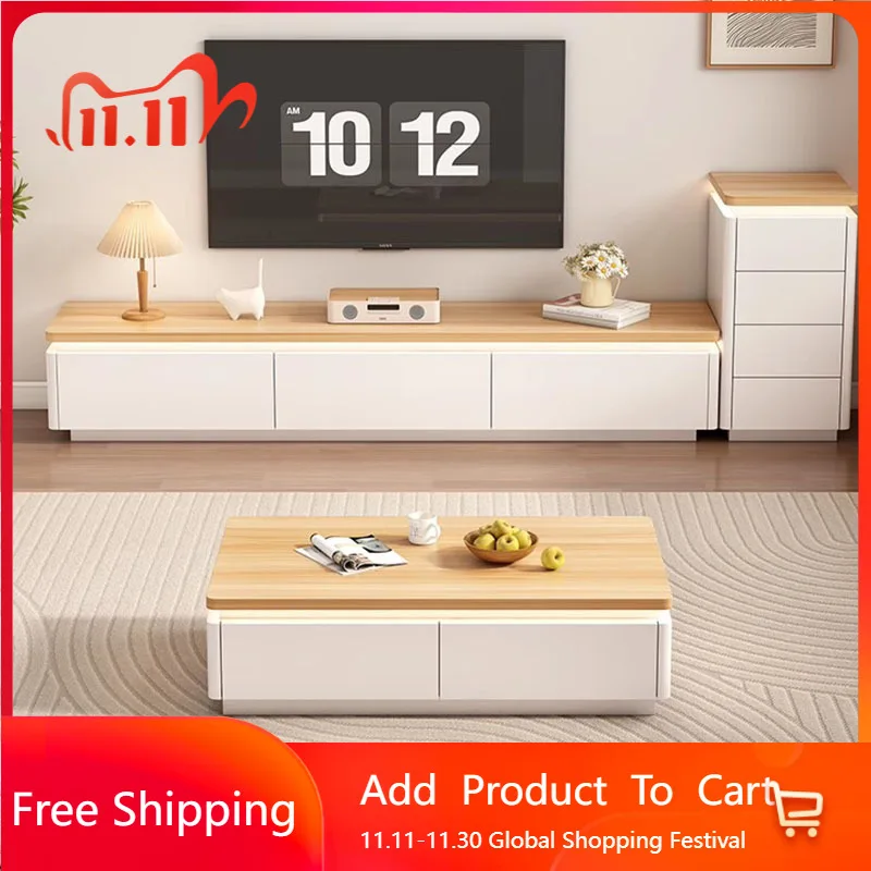 

Wood Minimalist Display Speaker Storage Movies Floor Salon Dollhouse Tv Table Gamer Office Muebles Para Tv Unique Furniture
