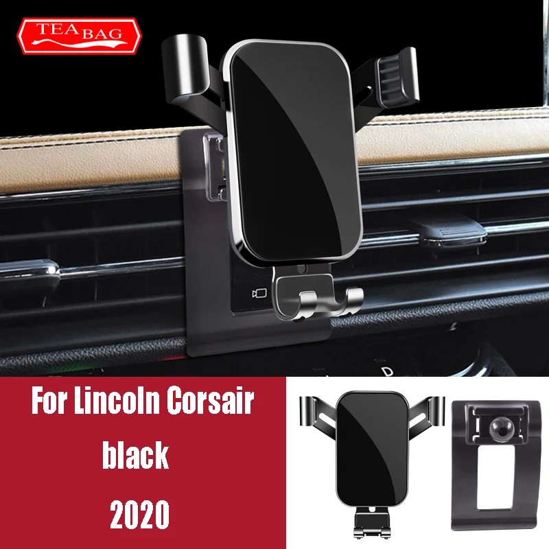 

Adjustment Car Mobile Phone Holder For Lincoln Continental Aviator Corsair 2018-2020 Air Vent Stand Gravity Bracket Accessories