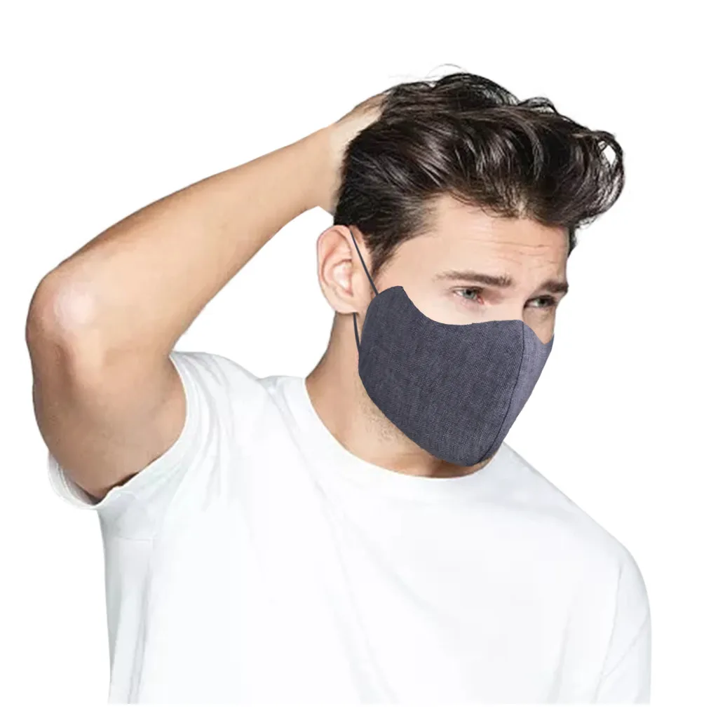 Adult Washable Reusable Protective Mouth Face Cover Outdoor Dust-Proof Face Protective Mask Reusable Mask 3Ply Ear Loop