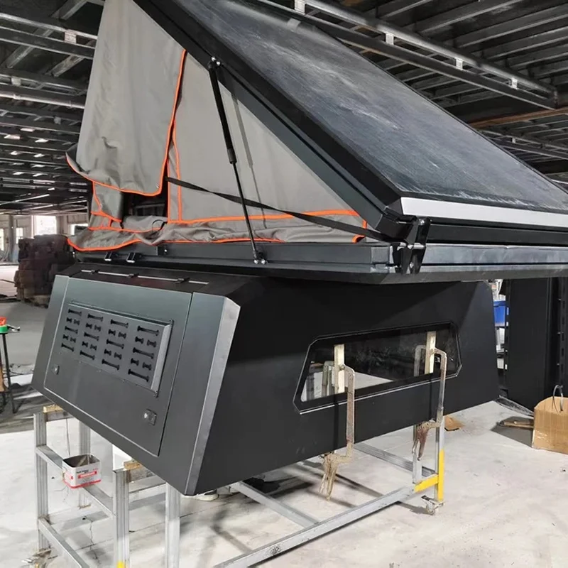 Top Quality Windproof Pickup Truck Bed Canopy Roof Tent Hinged Operation Most Models Including Ranger Cannon D-Ram