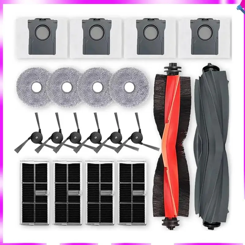 

N96R For Dreame Bot X40 Ultra / X40 Pro / S30 Pro Ultra Replacement Parts Accessories Main Side Brush Hepa Filter Dust Bag