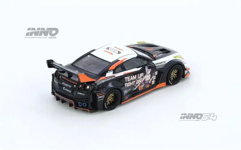 INNO 1:64 R35 WIDEBODY AORUS X INNO64 Модель автомобиля из литого металла