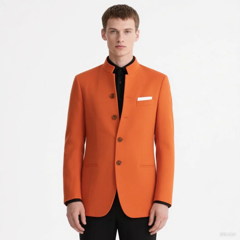 

Мужской однотонный пиджак, модный свадебный элегантный повседневный деловой пиджак, лучший мужской костюм, официальная праздничная одежда, одинарное пальто