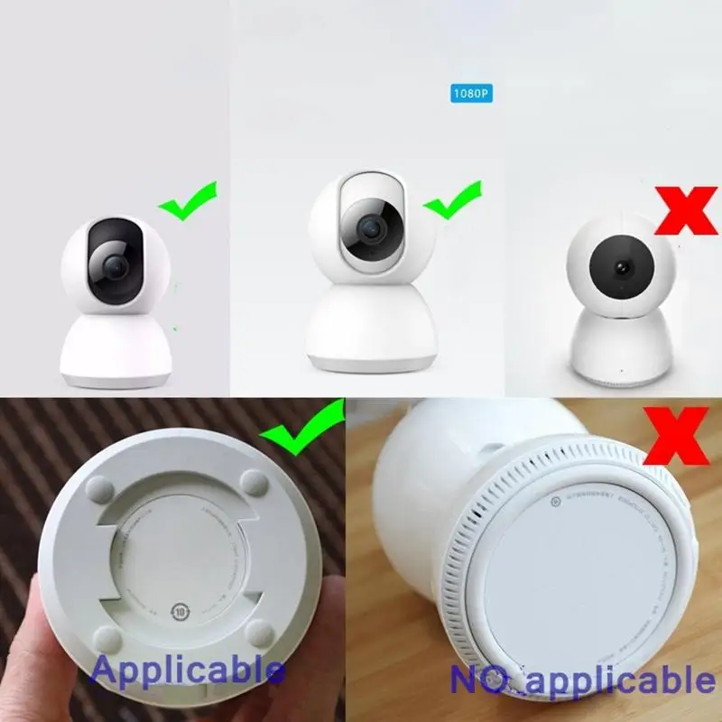 Security Camera Base Bracket for Smart Camera No Drilling Sticking Hoisting Wall Hanging Inverted Installation Stand