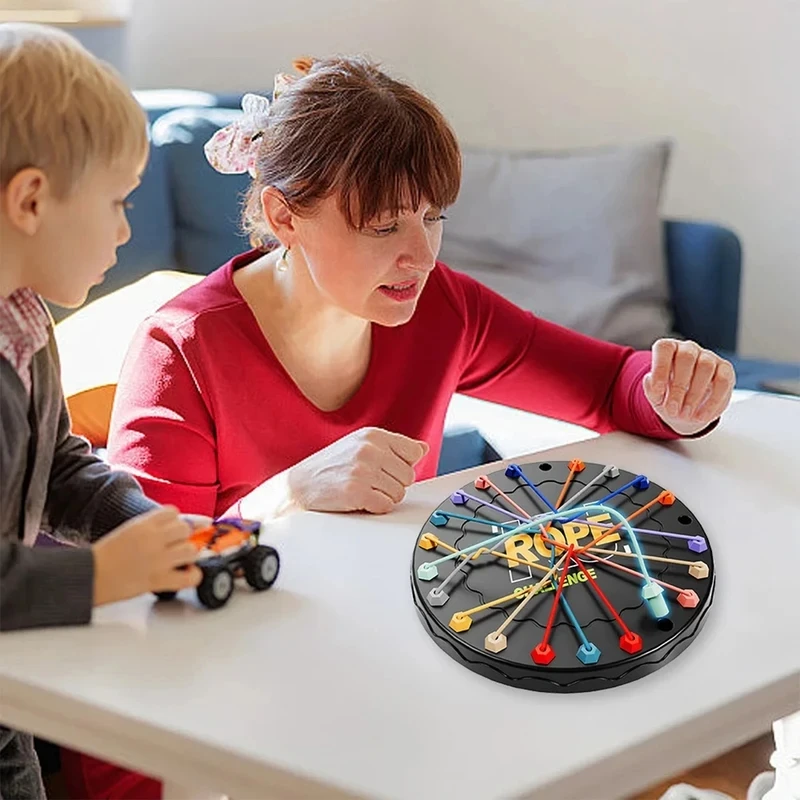 Touwbrekende strijdtafelspel voor kinderen Speelgoed Ouder-kind Plezier Interactief touw Brekende knoop Speelgoed Tafelspel Puzzelspeelgoed