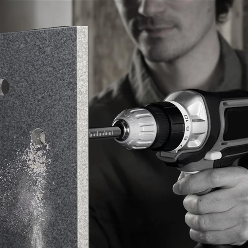 

AB46-50Pcs Diamond Drill Bits,6Mm Dry Diamond Core Drill Bit Set For ,Granite,Tile,Glass,Marble,Brick,Stone