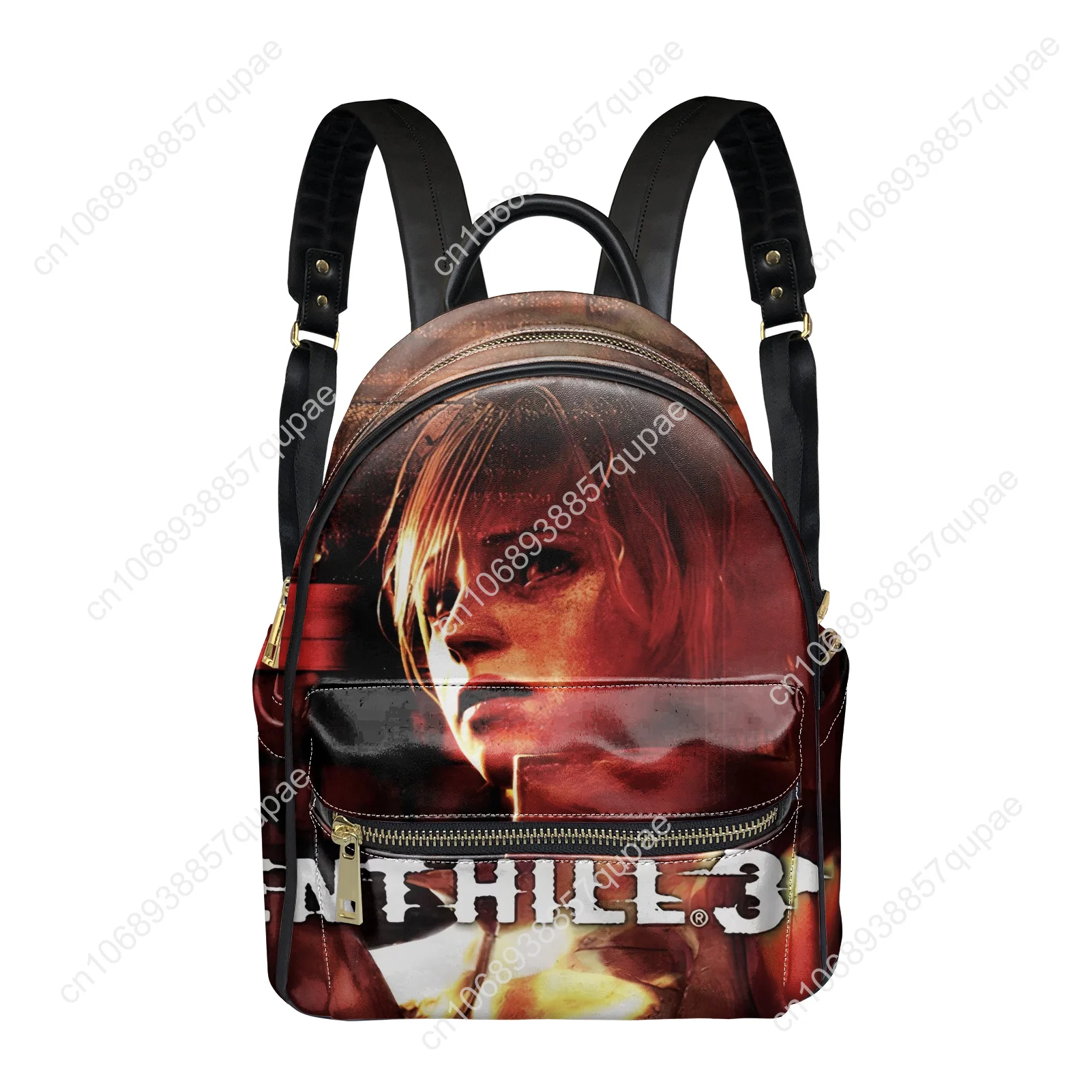 Silent Hill 3 Horror Games Backpack Womens Men Personalized Double Shoulder Bag Business Travel Bookbag Rucksack Gift Daypack