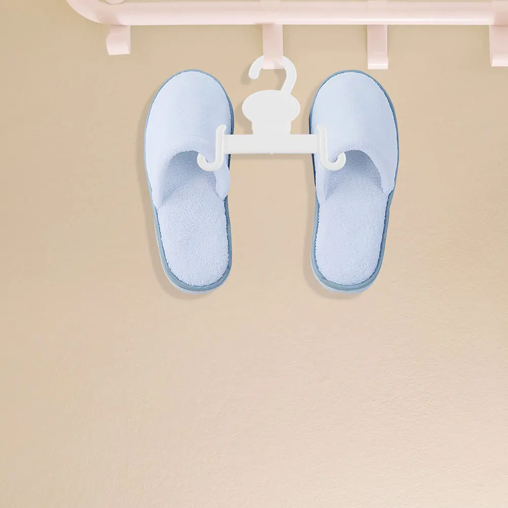 

10Pcs Slipper Hooks Shoe Display Hangers Space Saving Organizer for Supermarket Home Hotel White Shoe Hanger Stacker