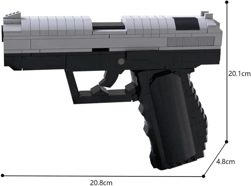 Walther P99 James Gunns Building Blocks Toys Bonds Movie Building Model Creative Gift for Military Hobby Collectors Adult Youth