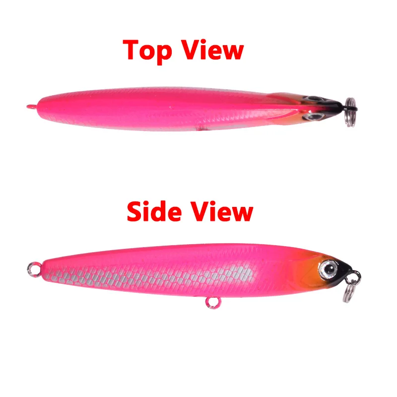 1 Pc Vibration Sinking Wobblers Pencil Fishing Lure 10g 14g 18g Artificial Hard Bait With Strong Hooks for Bass Carp Pike Tackle