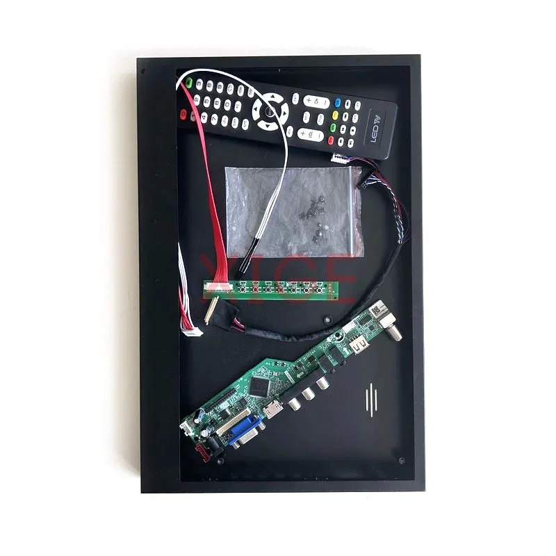 

Metal Case&Driver Board Fit B156XW02/B156XW03/B156XW04 Panel 15.6" TV Analog Signal USB+AV+HDMI+VGA DIY Kit 1366*768 LVDS 40-Pin