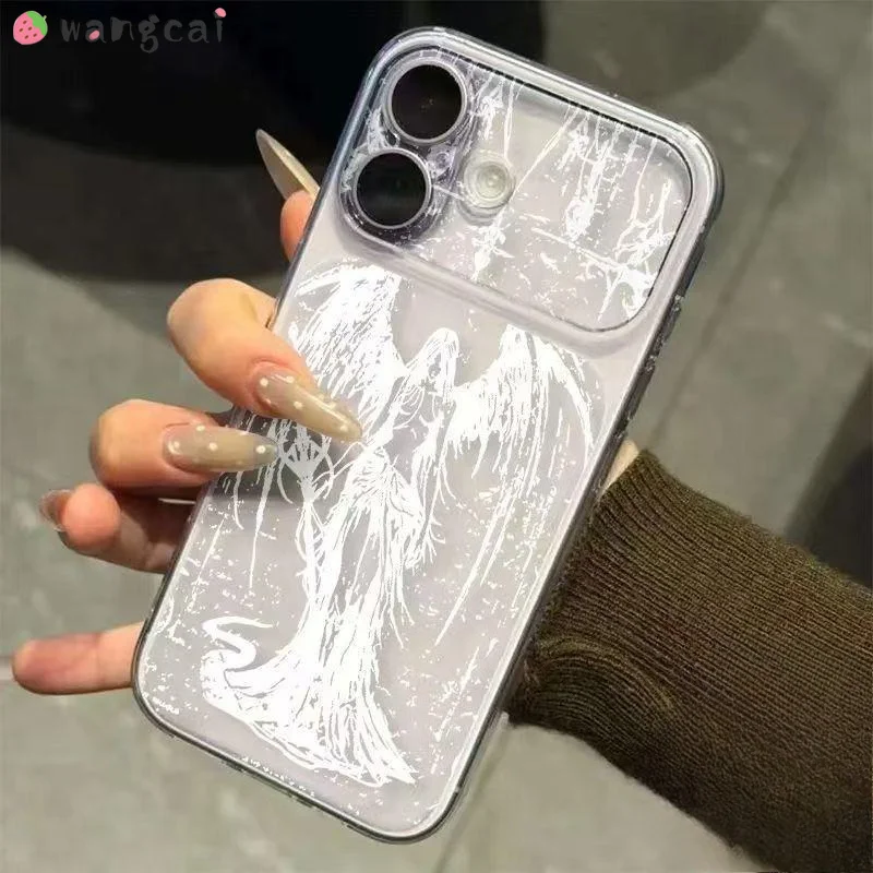 Coque de téléphone de luxe blanche Angel pour OPPO F31 F29 F27 F25 F23 F21 F19 F19S F11 F9 Find X9S X9 X8 X8S X7 X6 X5 Pro Plus