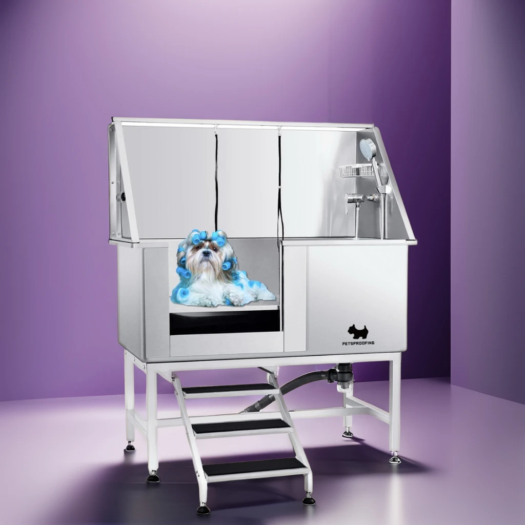 

BeautyManufacturer для животных, оптовая продажа, многофункциональная складная ванна для ухода за домашними животными из нержавеющей стали, устойчивый бассейн для собак, ванна