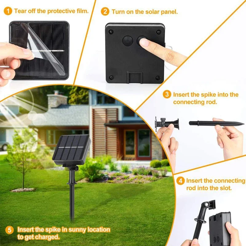 5M/12M/22M/32M Solar Light Outdoor Garden Fairy String Light Led Twinkle Waterproof Lamp for Christmas Patio Tree Party image 2