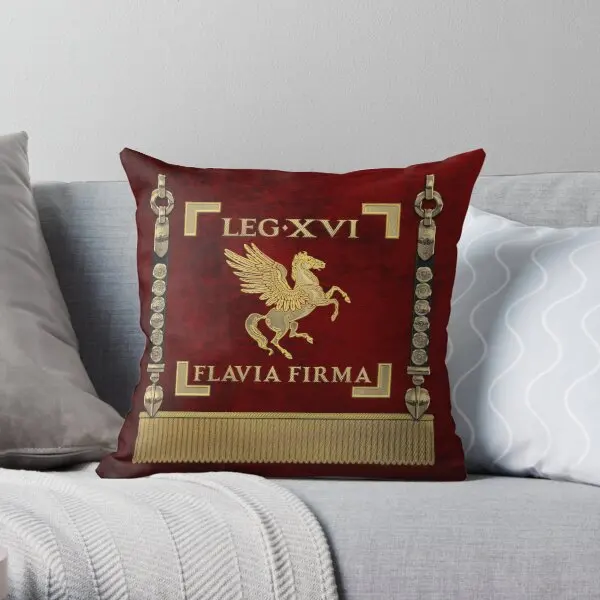 Standard Of 16Th Legion Flavia Firma P  Printing Throw Pillow Cover Anime Bed Fashion Square Pillows not include One Side