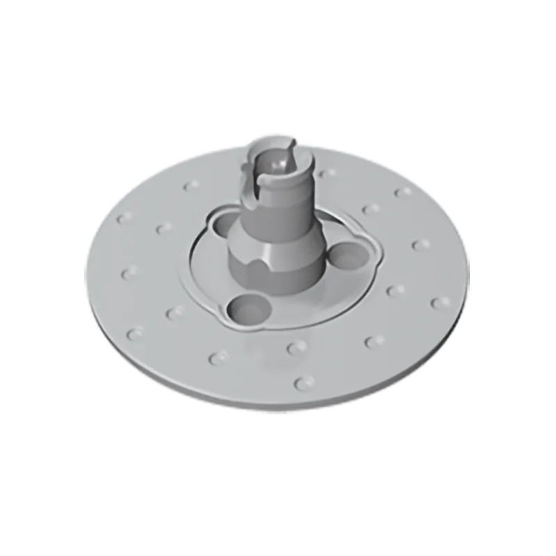 Gobricks GDS-1495 التقنية، عجلة القيادة 3 فتحات دبوس محور دائري متوافق مع ليغو 35189 قطع DIY للأطفال