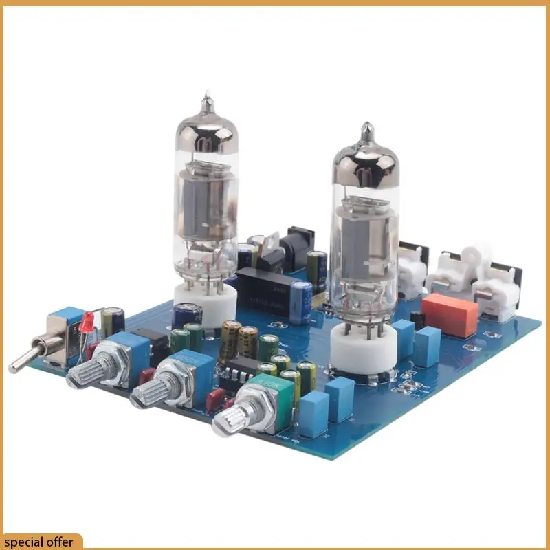 A68Z Bluetooth Tube Preamplifier Fever Hifi 6J5 Bile Vacuum Tube Preamp NE5532 Pre Amplifier Tone Control Board