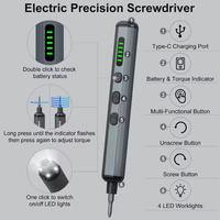 68 in 1 Cordless 64 S2 Precision drill bit 5 Torque Set LED Manual Repair kit Precision electric screwdriver set