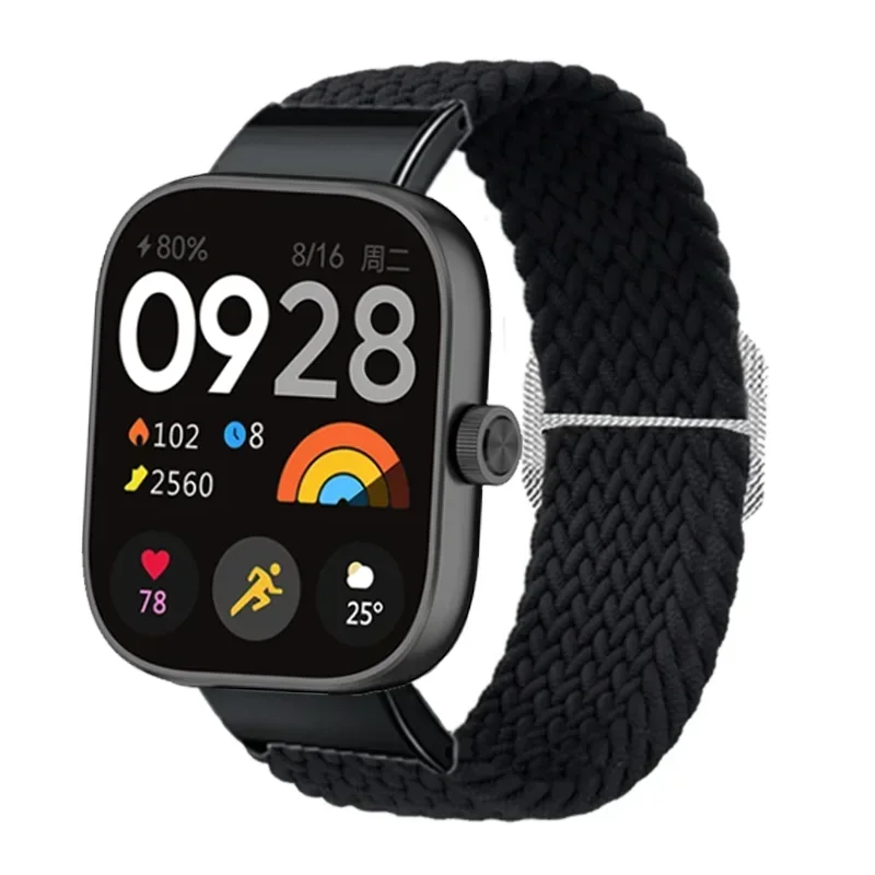 Correa de nailon para reloj Redmi 4, 3, pulsera elástica trenzada para Xiaomi Redmi Watch 3, correas de reloj para reloj inteligente activo