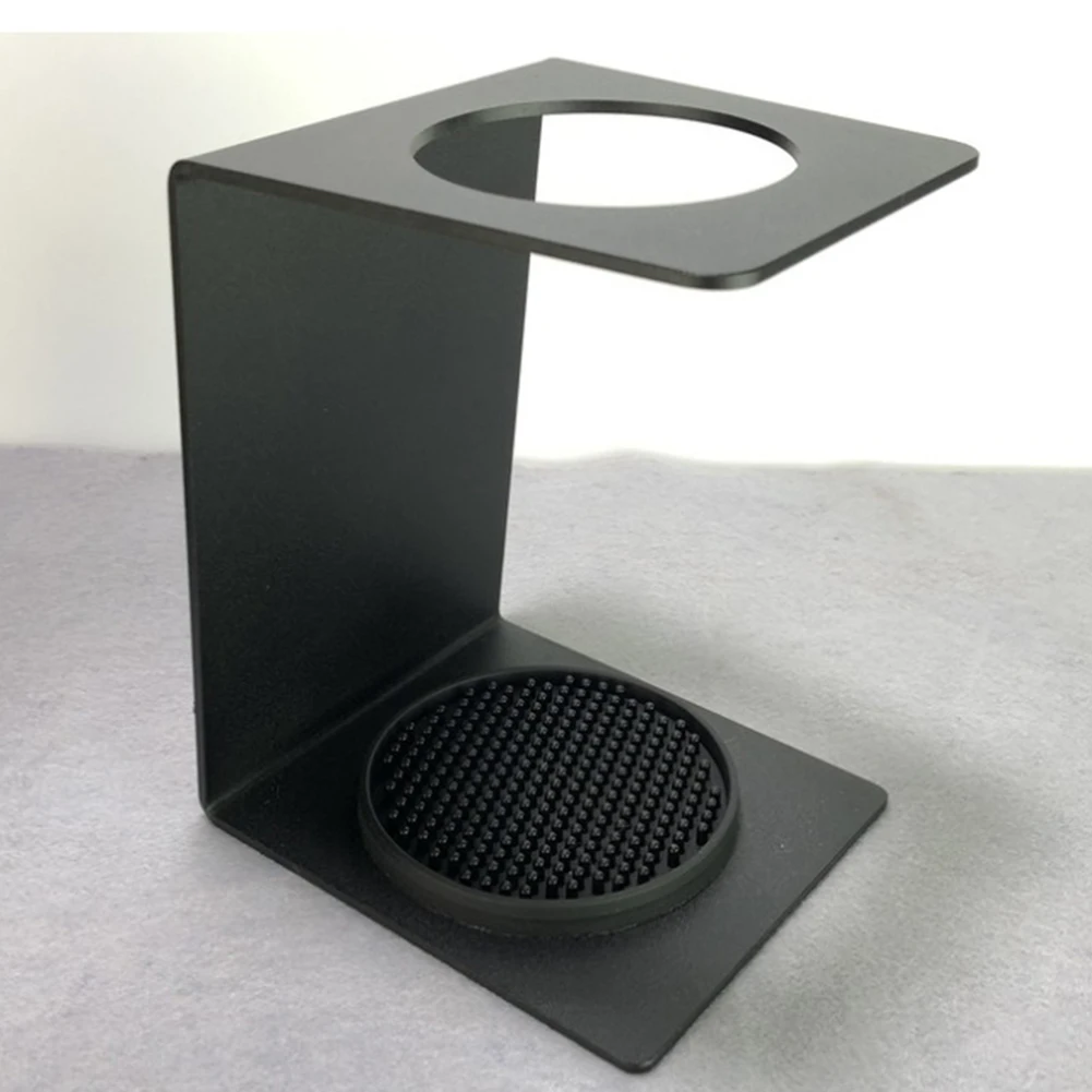 حامل منقط القهوة المخمر يدويًا مع حامل معدني وصينية تنقيط مصممة لتخمير وتنظيف فعال #4