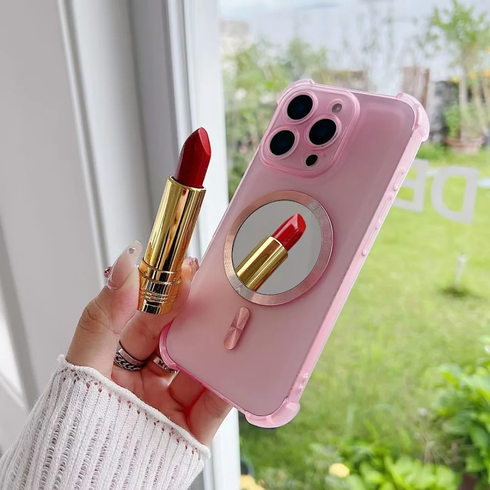 Make-up Spiegel Vier Ecke Sicherheit Anti Fall Magnetische Shell Geeignet Für Samsung A53 A52 A32 A13 4G A23 a33 A12 A51 A50 A52S