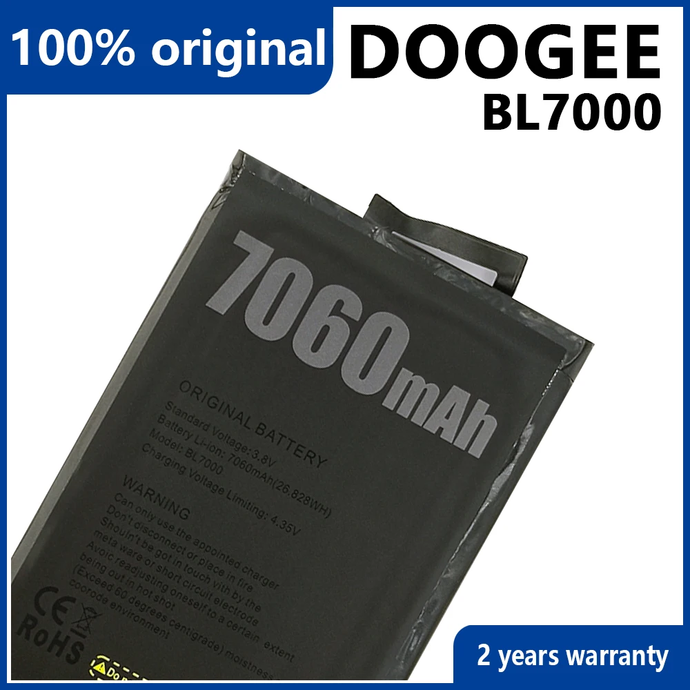 DOOGEE BL7000 4G LTE аккумулятор для смартфона 7060 мАч MT6750T Высококачественная оригинальная замена с подарками