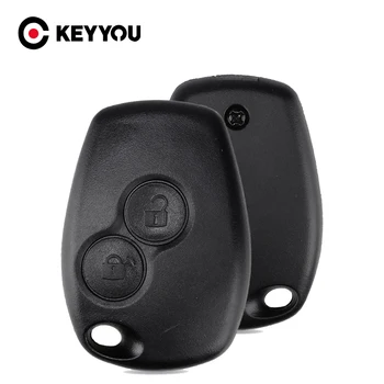 KEYYOU For Renault Megane Modus Espace Laguna Duster Logan DACIA Sandero Fluence Clio Kangoo 2 Button Remote Key Shell Case