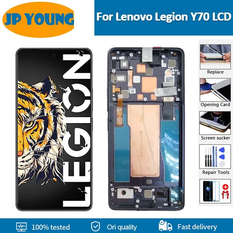 

6.67"Original LCD Display For Lenovo Legion Y70 Touch Screen Digitizer Assembly replacement For Lenovo Legion y70 LCD With Frame