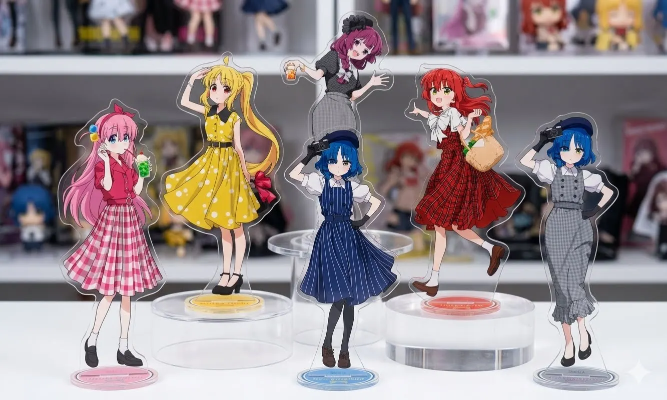 BOCCHIROCK BTR GOTO HITORI KITA IKUYO NIJIKA IJICHI RYO YAMADA HIROI KIKURI 15CM акриловый стенд рисунок брелок OTAKU подарок