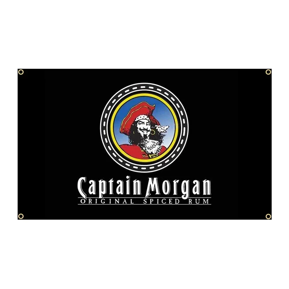 

Q 90x150cm Captain Morgan Rum Flag For Decoration -Ft Flags Decor,flag Decoration Banner Flag Banner B