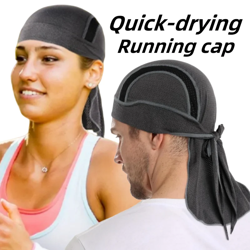 

Men's Thin Quick Drying Mesh Cycling Running Durag Headscarf Running Exercise Headscarf Outdoor Sports Brimless Urinal Cap