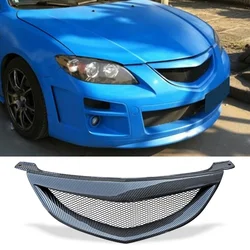 Racing Grill Bumper Mesh Front Grill Automobile Refitting Accessories for Mazda 3 Sedan 2006 - 2012