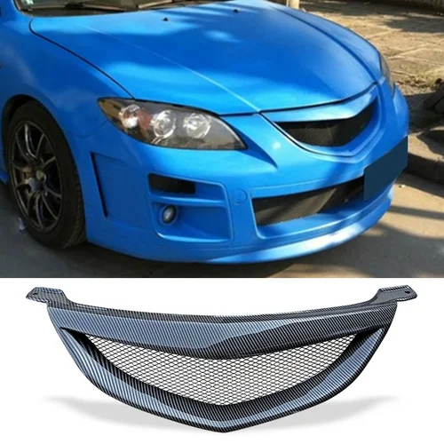 Renn grill Stoßstange Mesh Frontgrill Auto Umrüst zubehör für Mazda 3 Limousine 2006-2012
