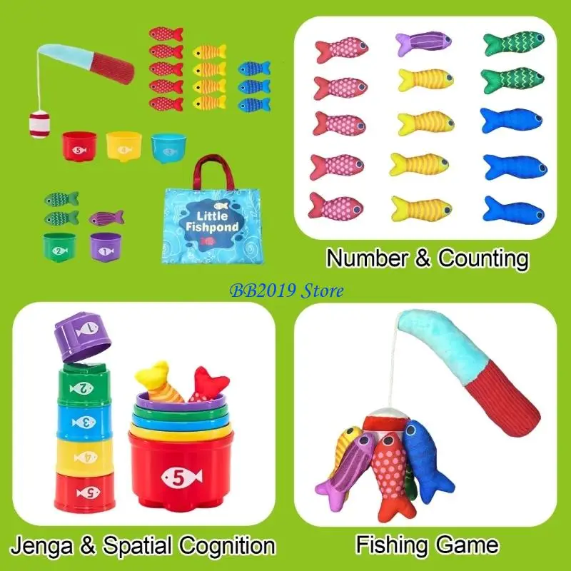 q0kb-手と目の調整と初期の数の概念を促進する赤ちゃん向けのインタラクティブな釣りゲーム