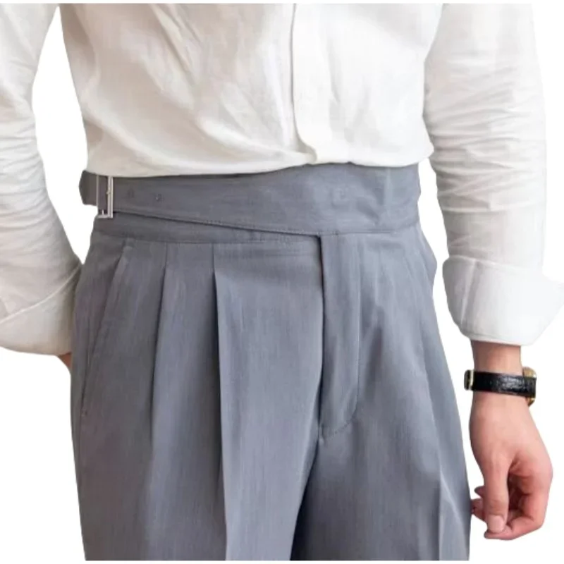 Men Adjustable Jogging Sweatpants Slim Fit Casual Trousers Fashion Gym Joggers  Man Breathable Sport Running Pants Man Clothing