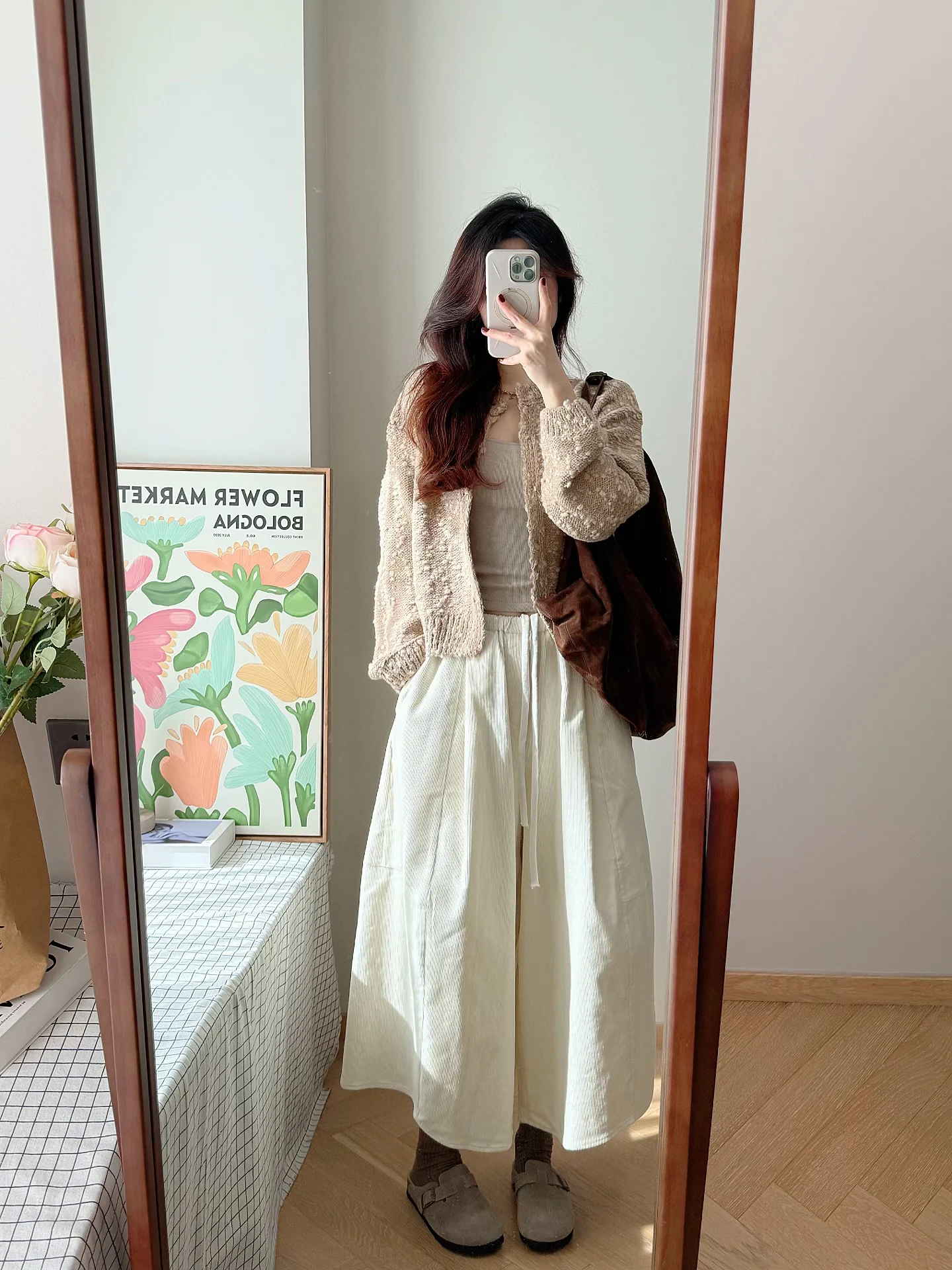 

Женские вельветовые брюки свободного кроя WENDY, повседневные, с высокой талией, длинные, зимние, новые, широкие брюки-баллон, модель Sle Eighteen