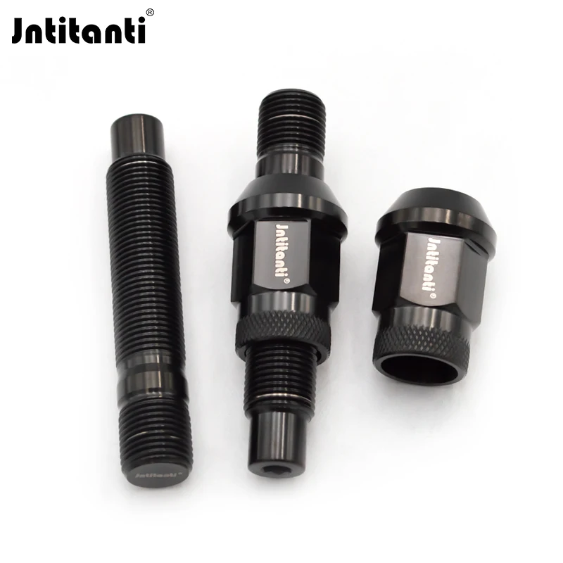 Jntitanti factory Gr.5 titanium wheel stud M14X1.25X78 and wheel nut M14*1.25*35 mm for BMW Racing car