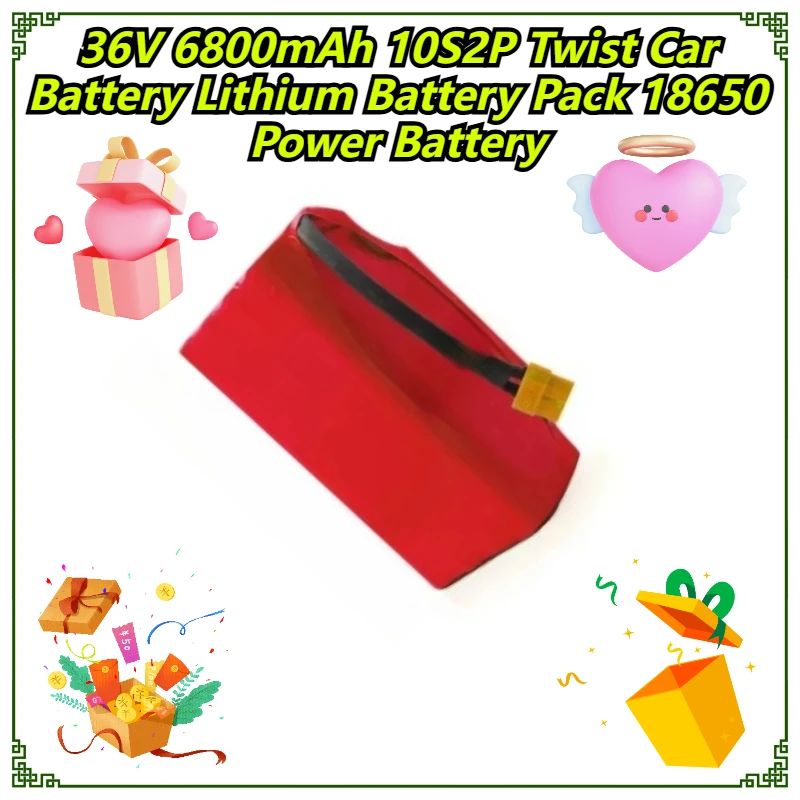 

36V 6800mAh 10S2P Twist Car Battery Lithium Battery Pack 18650 Power Battery
