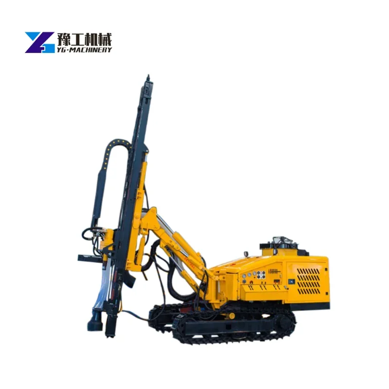 DTH Crawler Drilling Rig Machine Slope Protection Customized Dth Drilling Rig Machine Rock DTH Borehole Drill Rig Machine for US