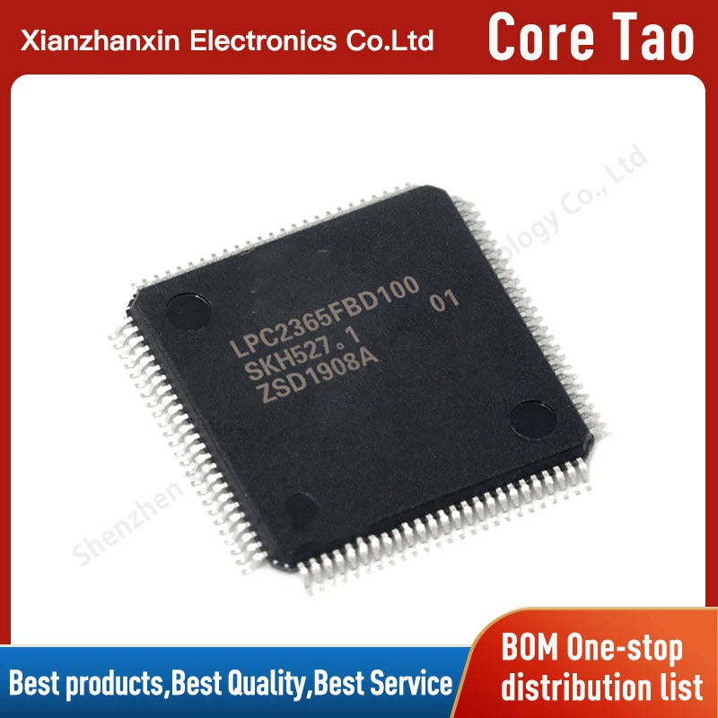 

1pcs/lot LPC2365FBD100 LPC2365 LQFP100 micro controller