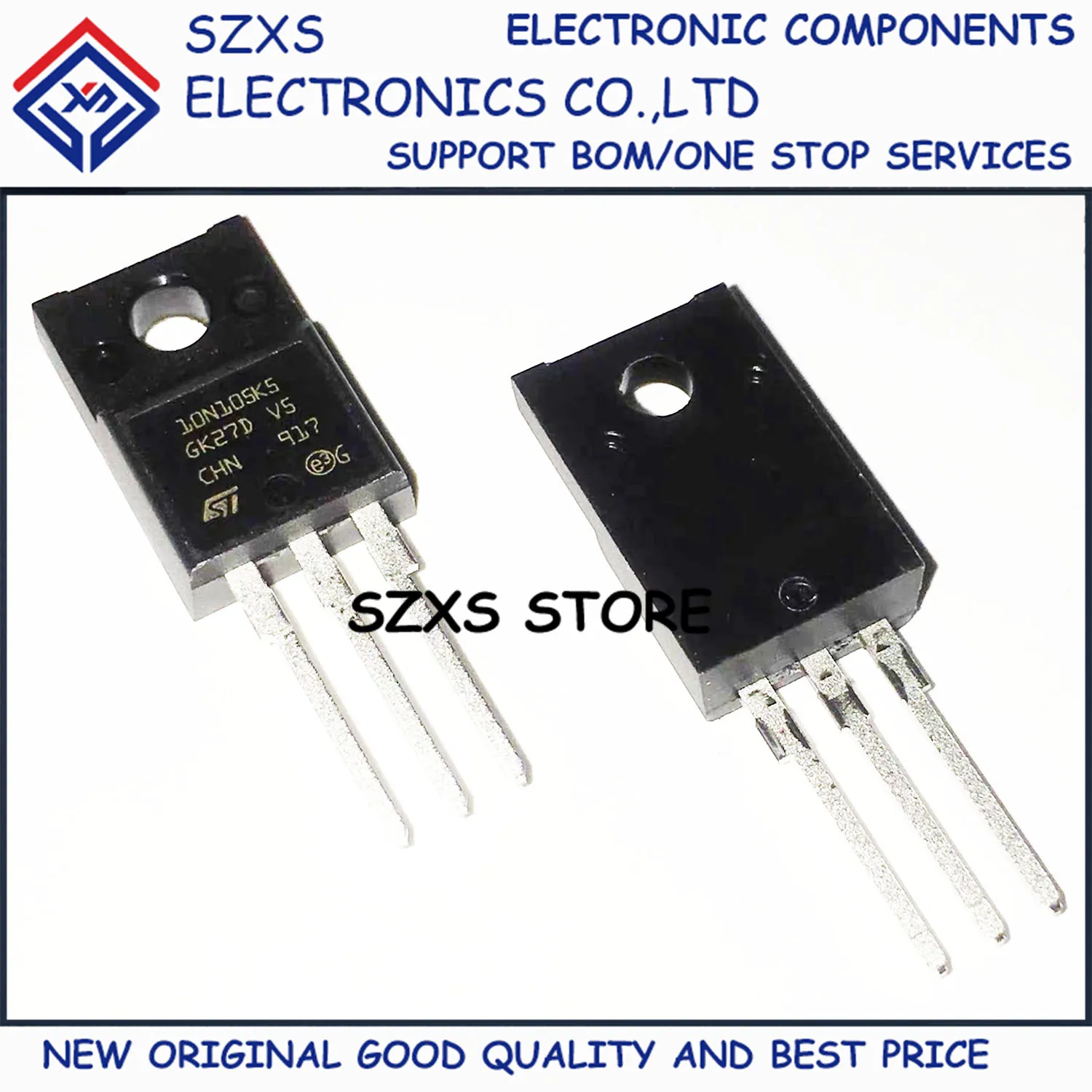 

Новые оригинальные 10 шт. STF10N105K5 10N105K5 TO-220F 1050V 6A MOSFET транзисторы с полевым эффектом в наличии, хорошее качество