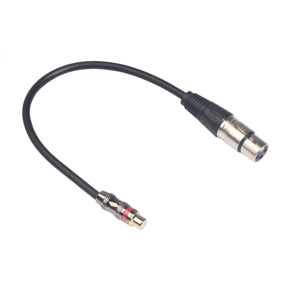 

Audio Line Connect Cable for Amplifier Speaker RCA Female to XLR Adapter Converter