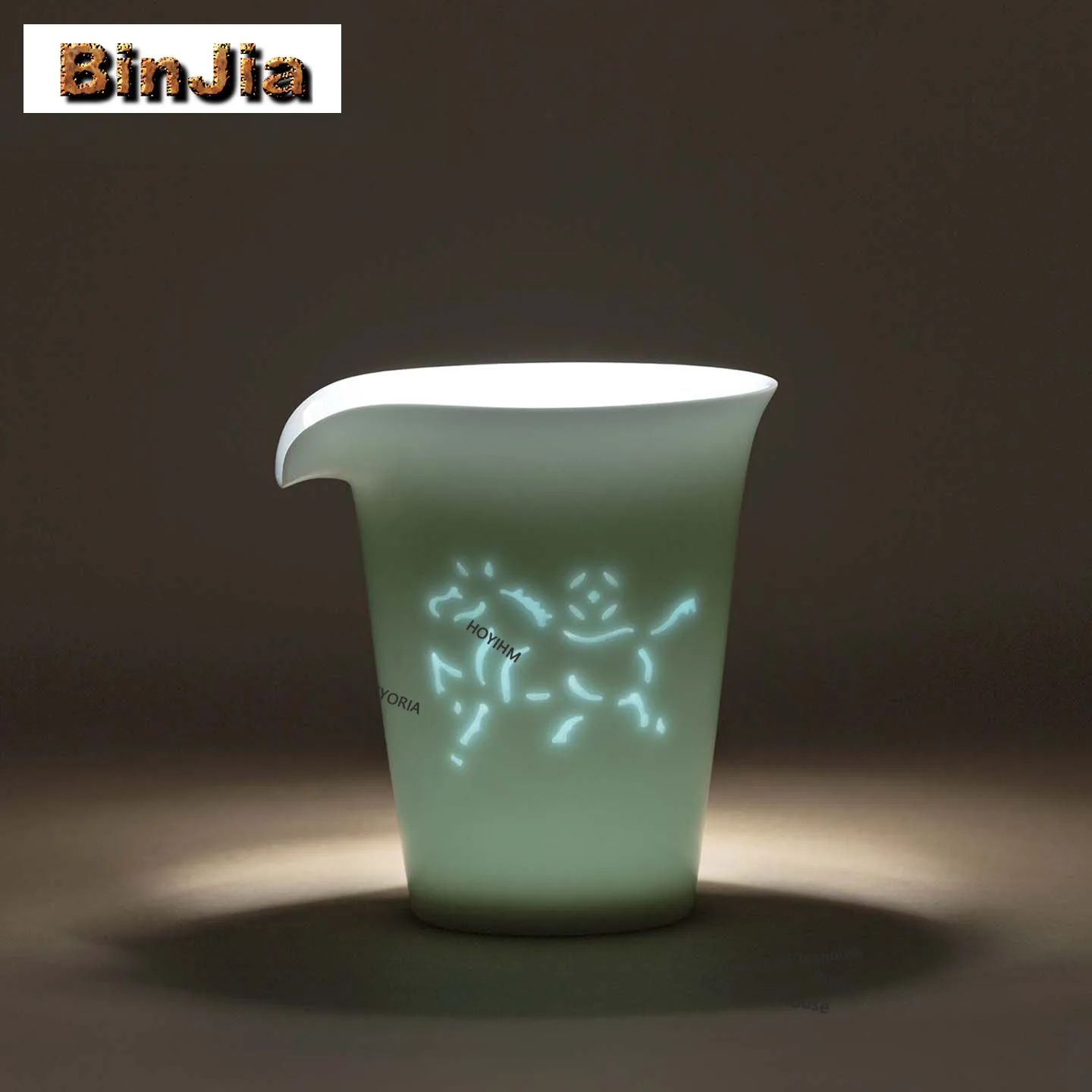 BAEJORIA 180ml Hand Painted Exquisite Horse Tea Pitcher Divide Tea Cha Hai Dispenser Justice Cup Fair Mug Chinese Tea Supplies