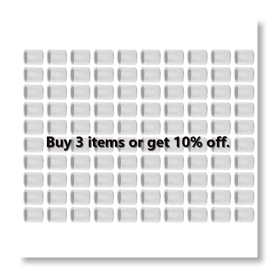 ✼2.5mm Single Hole Wire Rope Aluminum Sleeves Clip Cable Crimps 100pcs