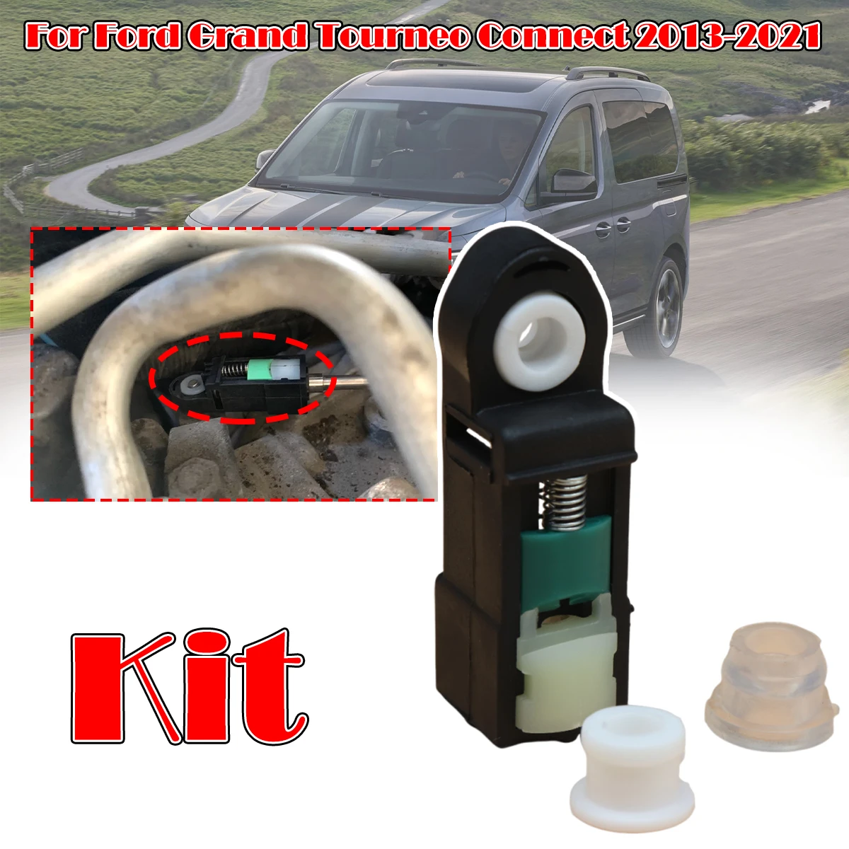 

3cs/kit Shift Cable Bushing For Ford Grand Tourneo Connect 13-2021 Fusion Automatic Transmission Linkage Rod End Repair Grommet